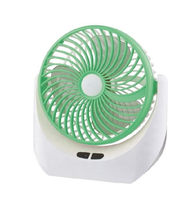 JY Super JY‑1880 Rechargeable Mini Fan with LED Light