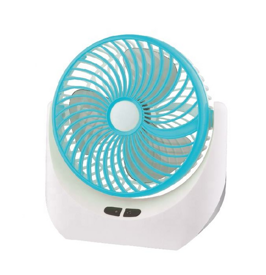 JY Super JY‑1880 Rechargeable Mini Fan with LED Light