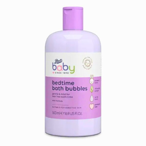 Boots Baby Bedtime Bath Bubbles - 500ml