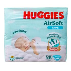 Huggies Airsoft Tape Baby Diaper (0-5kg) - NB68