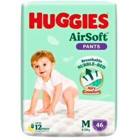 Huggies Airsoft Pants Baby Diaper (6-12kg) - M46