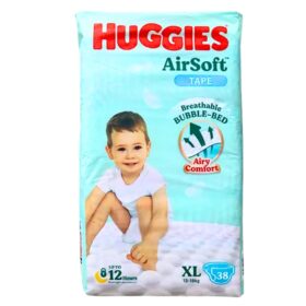 Huggies Airsoft Tape Baby Diaper (13-18kg) - XL38