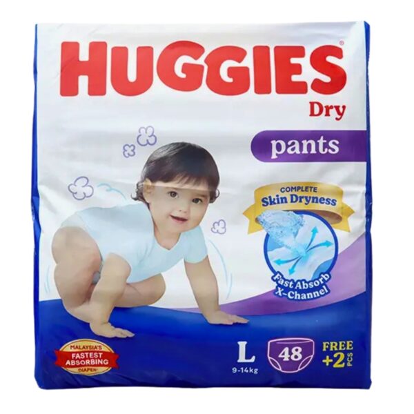 Huggies Dry Pants Baby Diaper (9-14kg) - L48/50