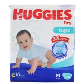 Huggies Dry Tape Baby Diaper (6-11kg) - M60