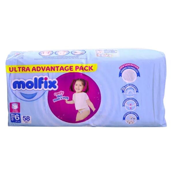 Molfix 6 Pants Junior Ultra Advantage Pack (15+kg) - 58pcs