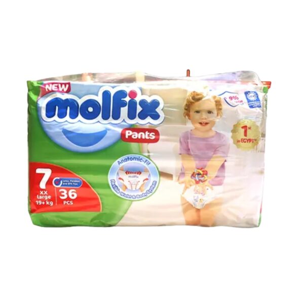 Molfix 7 Pants Baby Diaper XXL (19+kg) - 36pcs